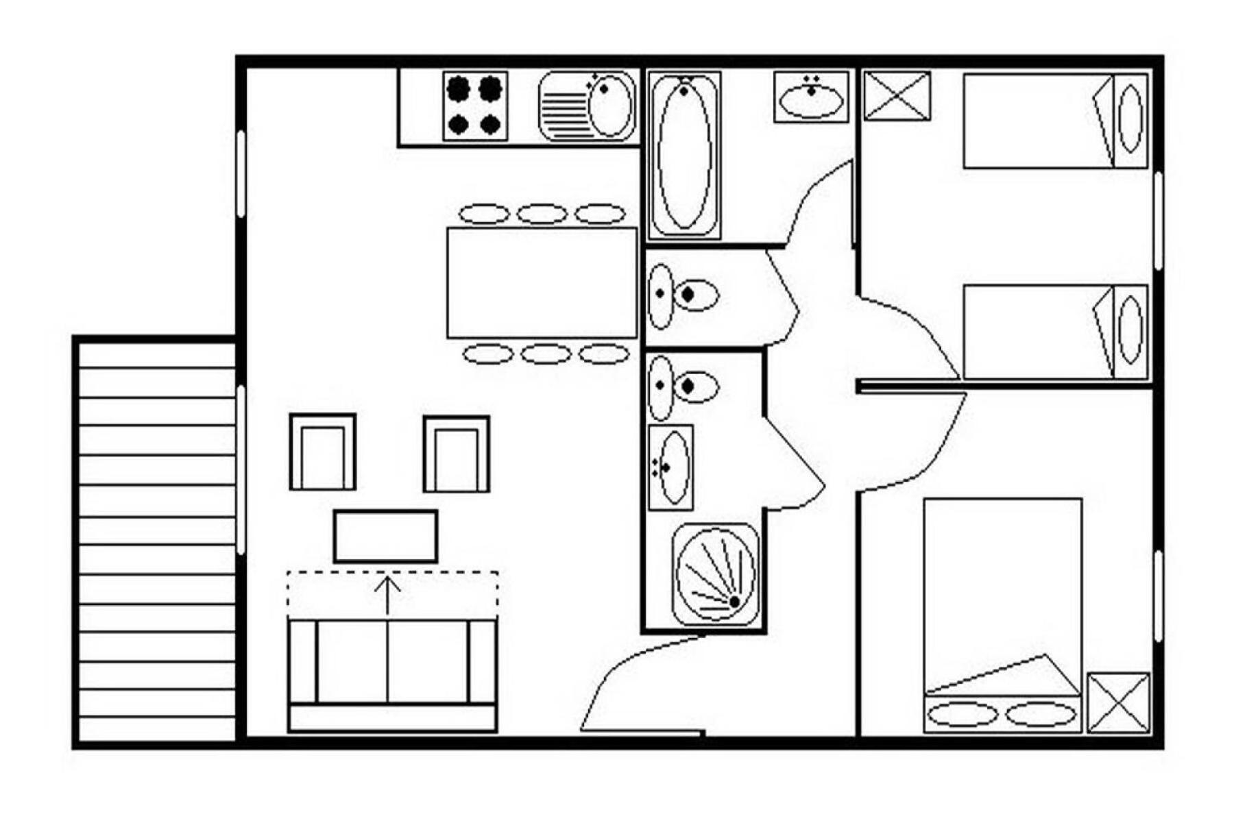 Residence Les Cristaux - Appartement Confortable Et Renove - Proche Des Pistes - Balcon - Sauna - Hammam - Wifi Mae-0674 Сен-Мартен-де-Бельвіль Екстер'єр фото